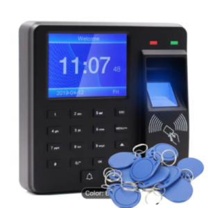 Access Control Time Attendance Machine Fingerprint + 10pcs Key Fob