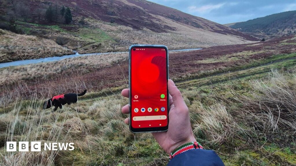 UK’s first video call via satellite made from Welsh mountain