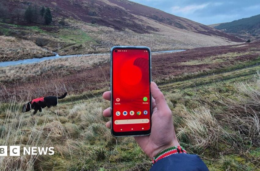 UK’s first video call via satellite made from Welsh mountain